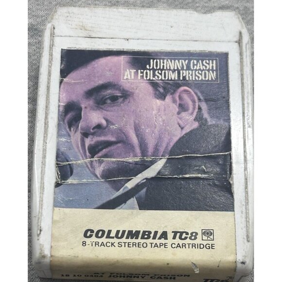 Johnny Cash At Folsom Prison Columbia 8 Track Stereo Record Album 1968 - Picture 1 of 7